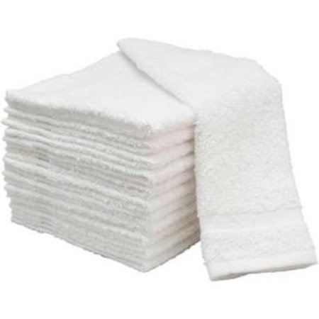 KEMP USA Gym Towel, White, 20X40 10-613